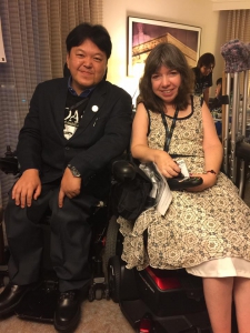 Mr.Satoshi Sato and Ms.Jully from CIL Reach” width=