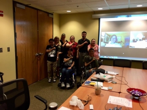  A commemorative group photo with staff of Mid-Atlantic ADA Center 