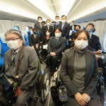4/20（火）から東海道新幹線で新型バリアフリー車両運行開始！～赤羽大臣、金子社長とともに車椅子席6席車両を試乗しました～