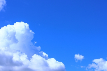 blue sky and cloud