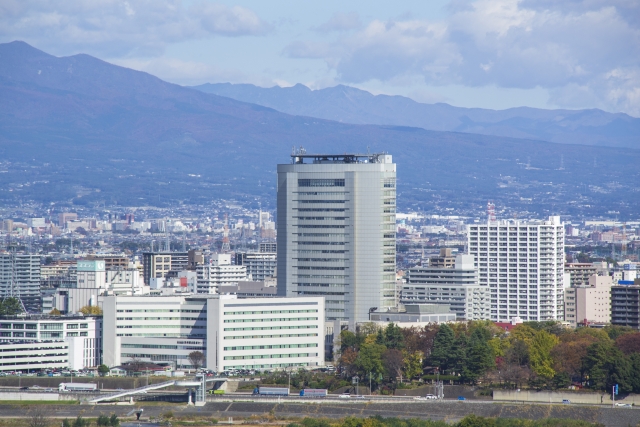 高崎市の街並み