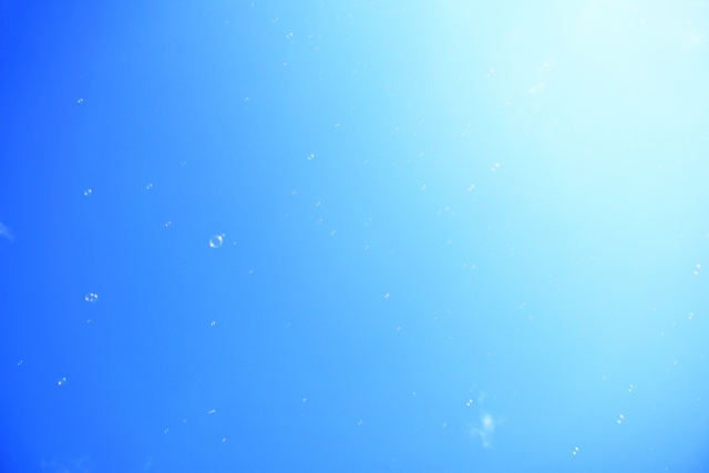 青い空