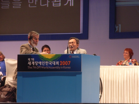 韓国で登壇