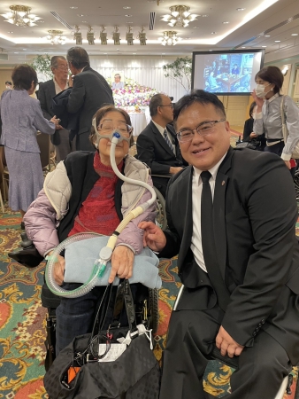 イ会長と中西由起子副議長