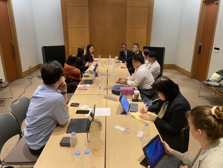 北東アジアブロック会議打合せの様子