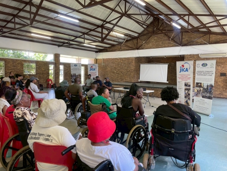 自立生活セミナーでの発表の様子