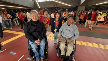 名古屋市副市長の杉野みどりさんと吹上康代さん