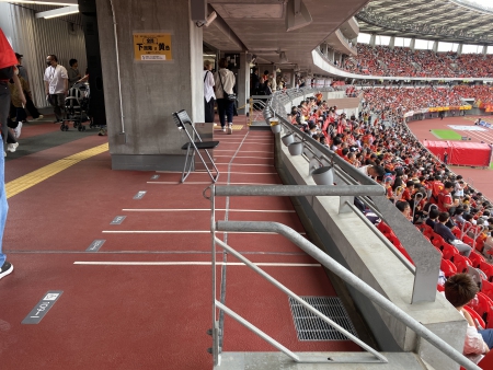 車いす席の様子